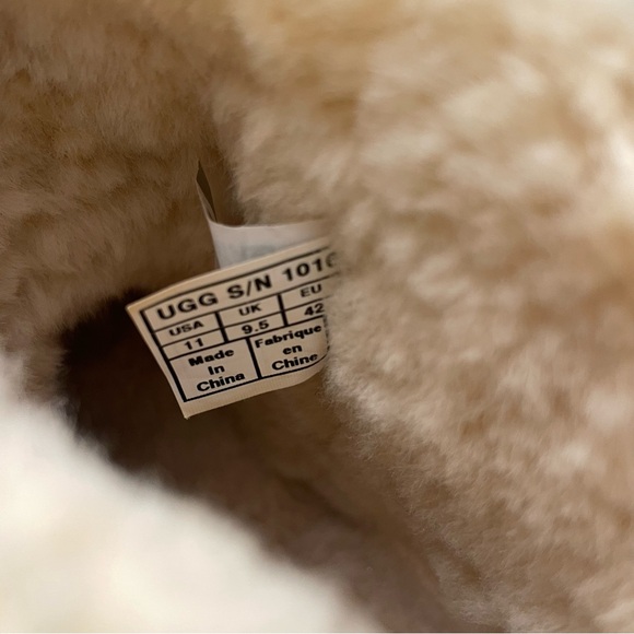 Ugg Classic Mini Sheepskin Two Toned Low Boot Women's Size 11 Pink And Tan Combo - Picture 6 of 9